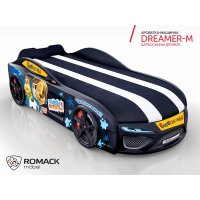 Кровать машина Romack Dreamer-M Барбоскины Дружок черный - Изображение 3