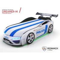 Кровать машина Romack Dreamer-M Полиция белая - Изображение 2