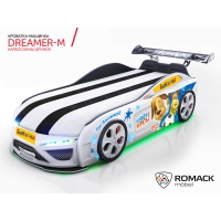 Кровать машина Romack Dreamer-M Барбоскины Дружок белый - Изображение 2