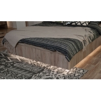 Кровать Джулия МИ 1600 без ламелей (Крафт серый) - Изображение 1