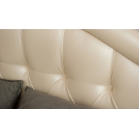 Мягкая кровать Элизабет 1600 ПМ Pearl shell с пуговицами - Изображение 3