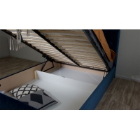 Мягкая кровать Бетти 1800 (подъемник) Lecco/ocean - Изображение 4