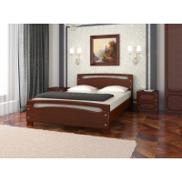 Кровать из массива Камелия-2 (орех) 160 см - Изображение 1