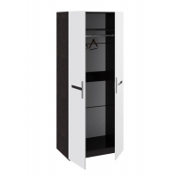 Шкаф для одежды Фьюжн с 2-мя дверями (Белый глянец, Венге Линум) - Изображение 2