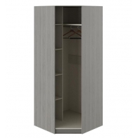 Шкаф угловой Либерти (с 1 зеркальной дверью Хадсон, Фон серый) - Изображение 1
