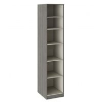 Шкаф для белья Либерти (с 1 зеркальной дверью Хадсон, Фон серый) - Изображение 1