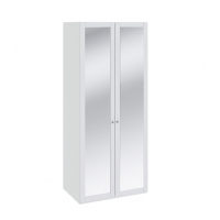 Шкаф для одежды Ривьера с 2-мя зеркальными дверями Белый  582