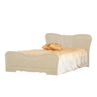 Кровать №1 1600 Верона (жемчуг глянец)