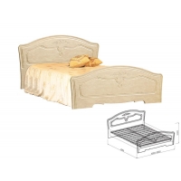 Кровать №1 1600 Лира (клен глянец)