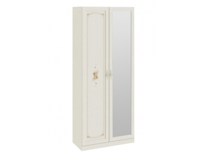 Шкаф для одежды с 1-ой глухой и 1-ой зеркальной дверями Лючия СМ-235.22.03