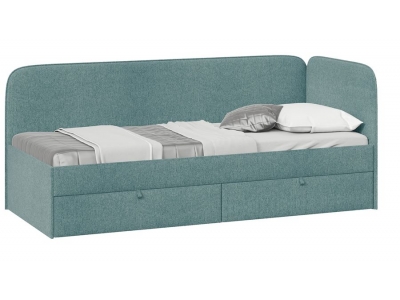 Кровать Молли 900*2000 с мягкой обивкой Тип 1 Микровелюр Scandi