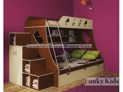 Детская модульная мебель Фанки Кидз 16 (композиция 2)