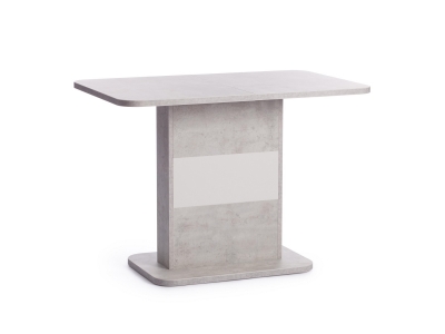 Стол SMART обеденный раздвижной (Белый бетон/Белый)