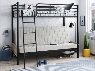 Двухъярусная кровать Мадлен-2 с диваном