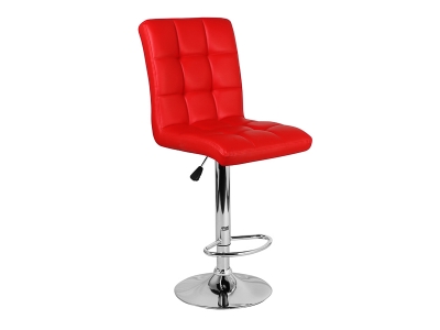 Барный стул Крюгер WX-2516 экокожа, красный