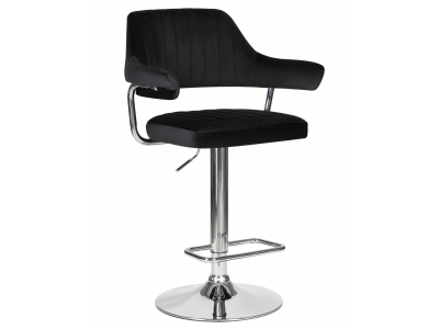 Барный стул 5019-LM CHARLY черный велюр