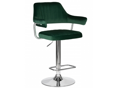 Барный стул 5019-LM CHARLY зеленый велюр