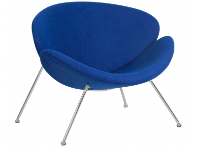 Кресло дизайнерское EMILY LMO-72 синяя ткань
