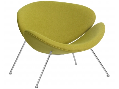 Кресло дизайнерское EMILY LMO-72 светло-зеленая ткань