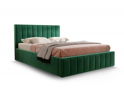 Кровать Вена 1600 СТАНДАРТ Вариант 1 Мора зеленый