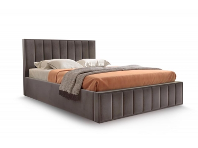 Кровать Вена 1400 СТАНДАРТ Вариант 3 Мора темно-коричневый