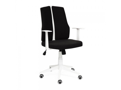 Кресло LITE белый, ткань, черный, 54