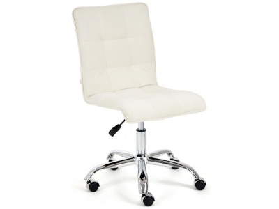 Кресло офисное Zero (молочный) флок