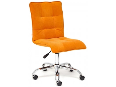 Кресло офисное Zero (оранжевый) флок