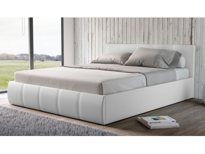Мягкая кровать Верона 1400 (подъемник) Teos white