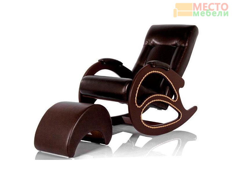Кресло-качалка модель 4 с банкеткой