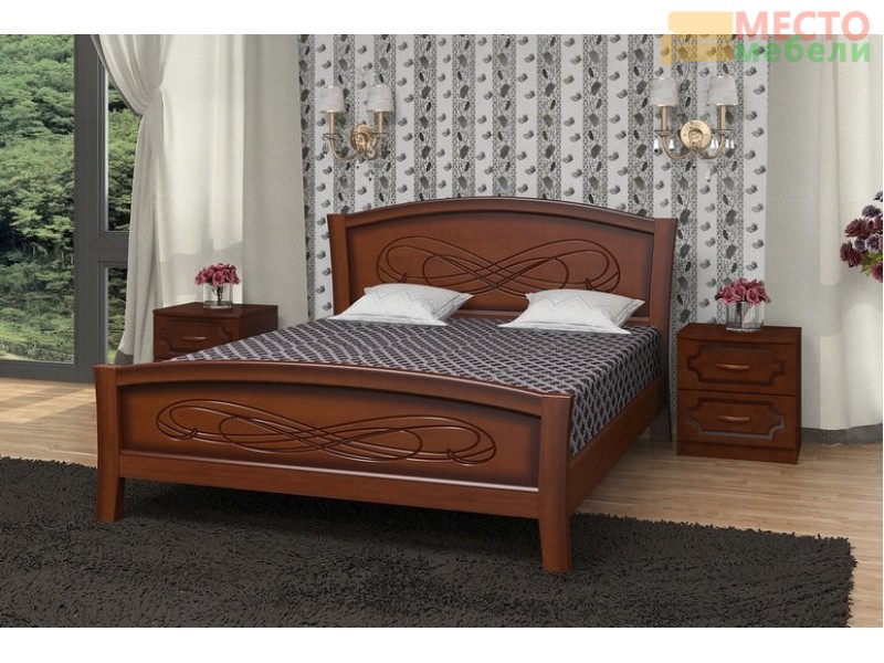 Кровать из массива Карина-16 (140 см)