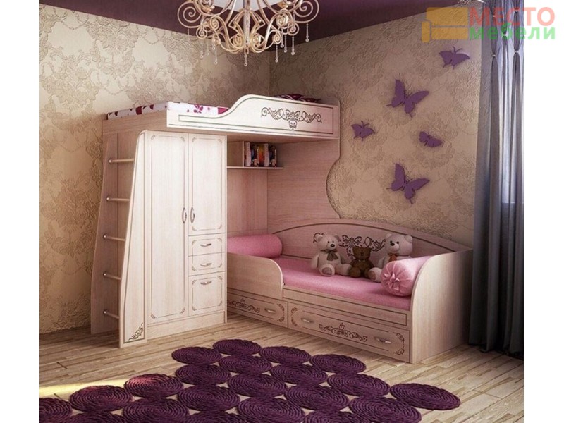 Комплект мебели для детской комнаты Фанки Кидз Классика №2