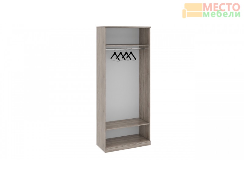 Шкаф для одежды с 1-ой глухой и 1-ой зеркальной дверями «Прованс» СМ-223.07.025R