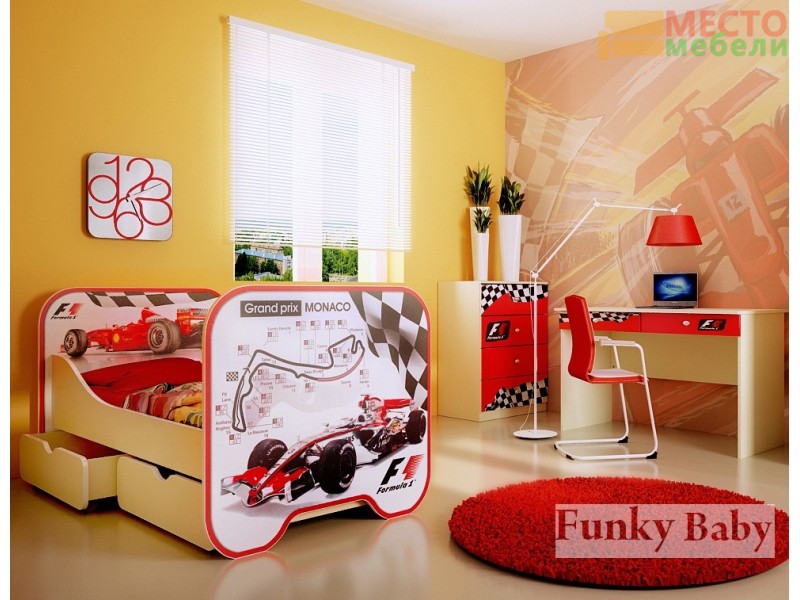 Детская мебель Формула 1 (композиция 2)