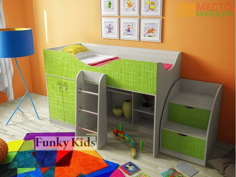 Детская модульная мебель Фанки Кидз 6 (композиция 1)