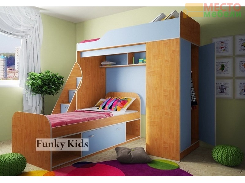 Детская модульная мебель Фанки Кидз 11 (композиция 5)