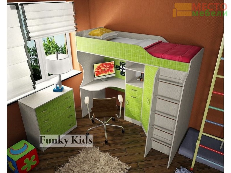 Детская модульная мебель Фанки Кидз 7 (композиция 7)