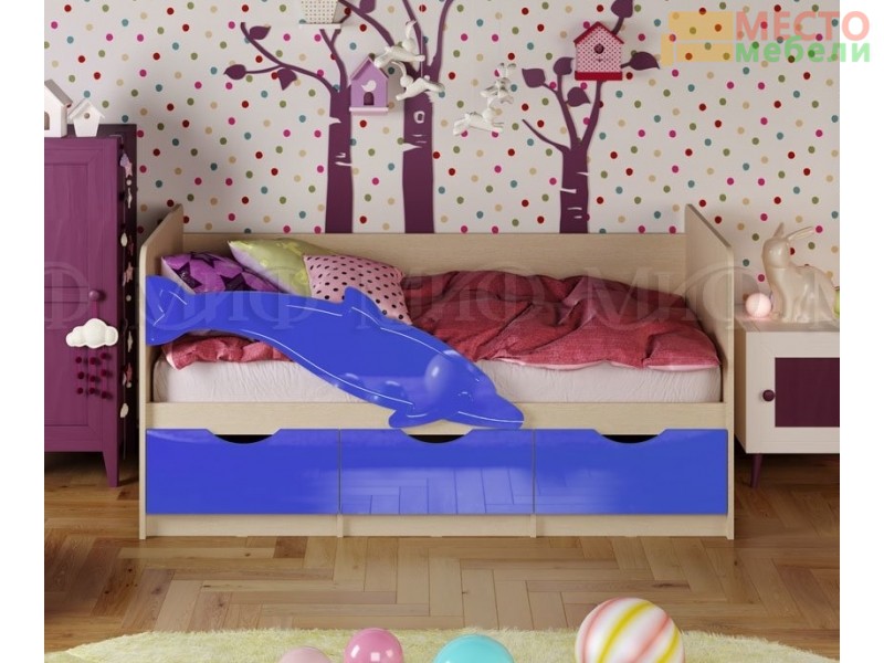 Детская кровать Дельфин-1 (1,6)