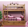 Кровать двухъярусная с фигурными спинками - Изображение 1