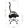 Кресло руководителя CHAIRMAN 700 (экокожа/сетка) - Изображение 2