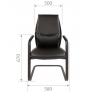 Кресло для посетителей CHAIRMAN VISTA V BLACK - Изображение 3