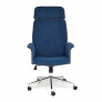 Кресло офисное CHARM, синий флок - Изображение 2