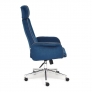 Кресло офисное CHARM, синий флок - Изображение 3