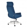 Кресло офисное CHARM, синий флок - Изображение 4