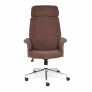 Кресло офисное CHARM, коричневый флок - Изображение 1