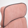 Кресло офисное CHARM, розовый флок - Изображение 4