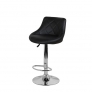 Барный стул Комфорт WX-2396 экокожа, черный - Изображение 3