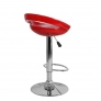 Барный стул Диско WX-2001 пластик, красный - Изображение 3