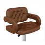Барный стул Тиесто WX-2927 экокожа, коричневый