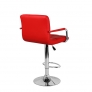 Барный стул Крюгер АРМ WX-2318C экокожа, красный